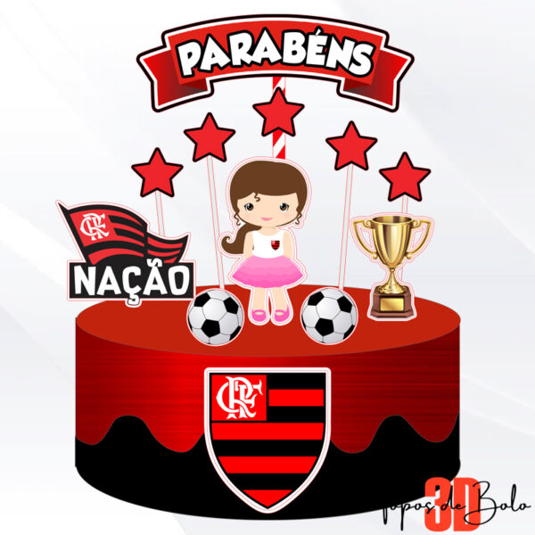 Flamengo - Arquivo Digital Topo de Bolo - Mod 07